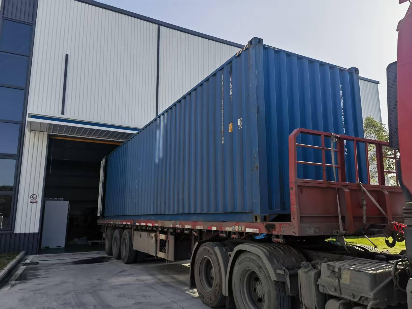 Containerized energy storage — supplied photograph